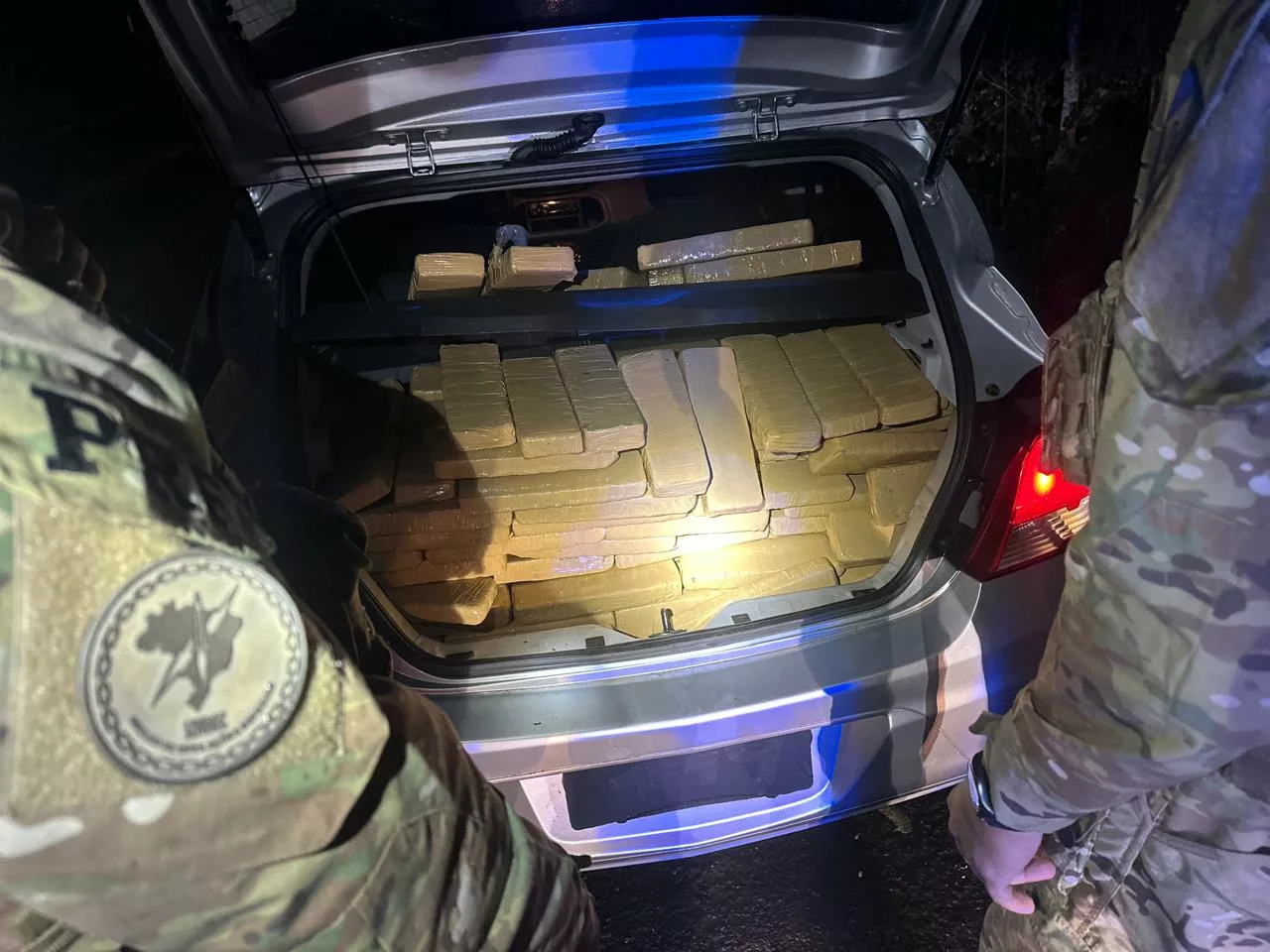 PRF apreende 171 kg de maconha em Guaraniaçu