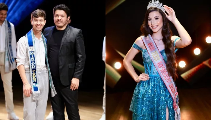 Catanduvenses Gabriel Monteiro e Ana Laura Tomazzini são escolhidos Mister Teen Paraná e Miss Teen Cataratas do Iguaçu 2025